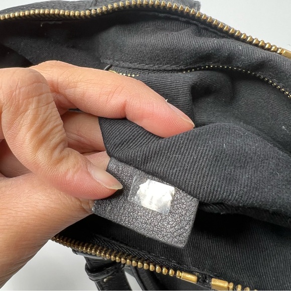 See By Chloe Kay Black Leather Satchel Shoulder Crossbody Bag - Picture 12 of 16